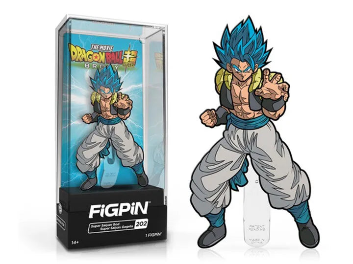 Super Saiyan God Blue Gogeta 202 FigPin